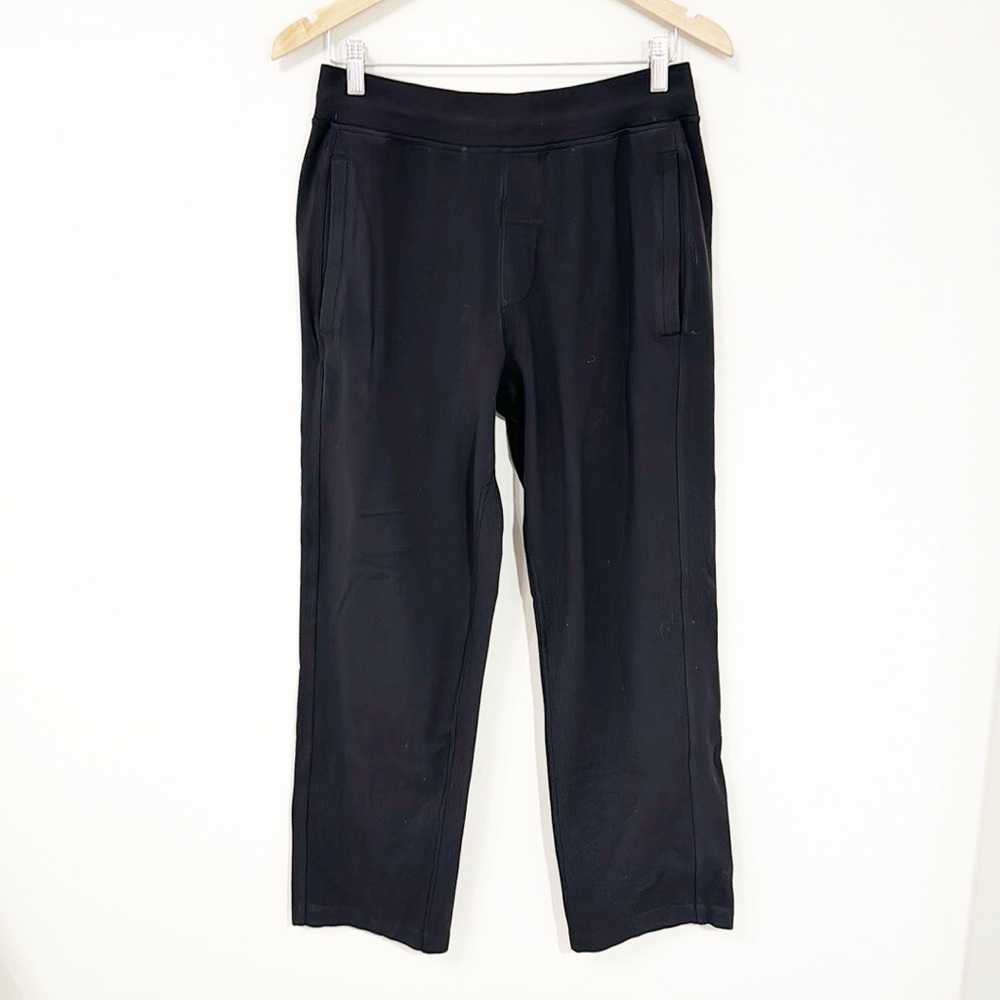LULULEMON Black “Kung Fu Pants” Pull On Stretch Straight Leg Size Medium